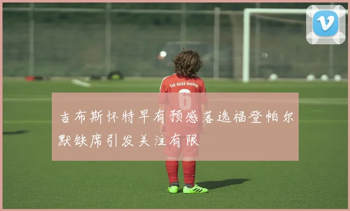 吉布斯怀特早有预感落选福登帕尔默缺席引发关注有限